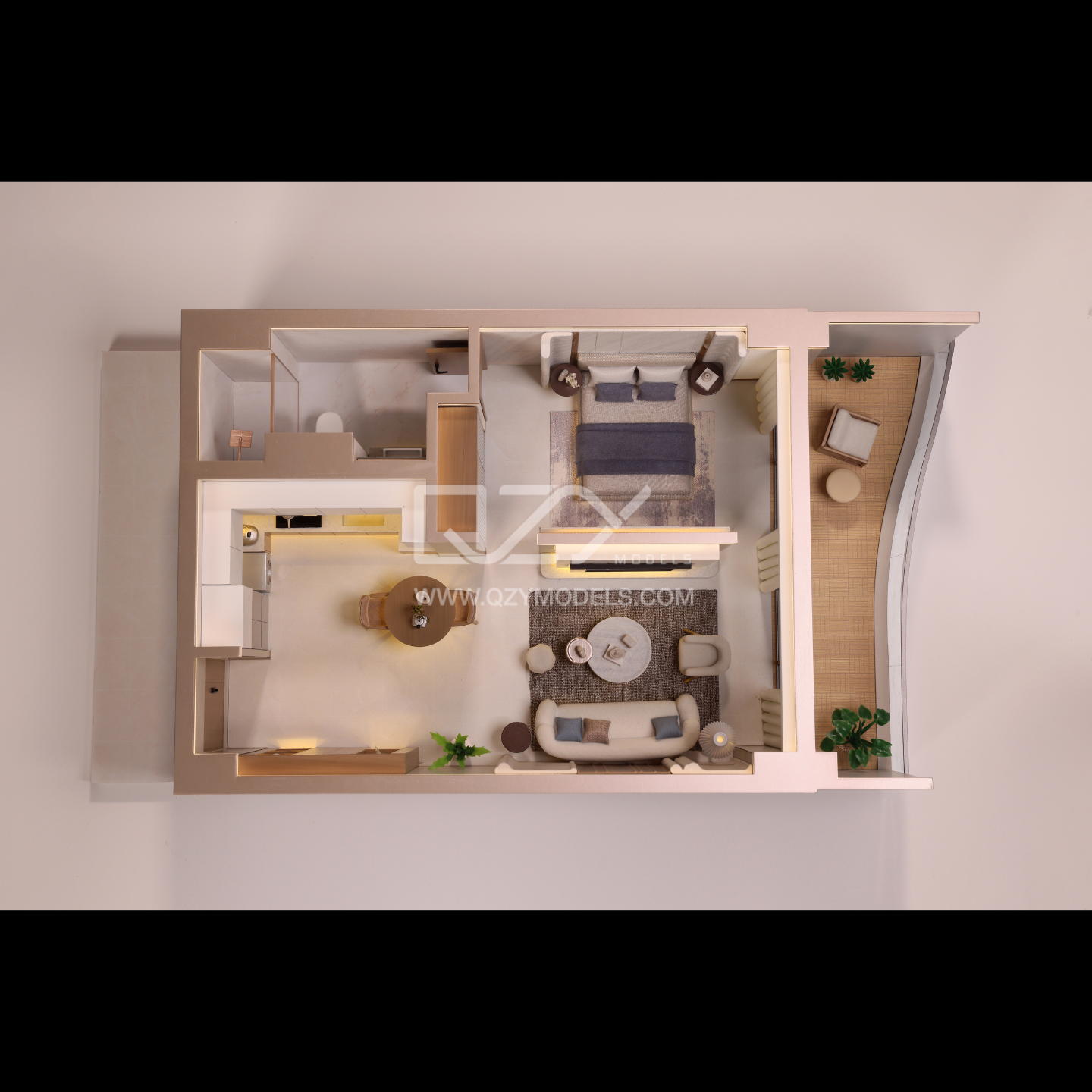 1:25 Scale Realistic Style Architectural Section Model with Multi-Perspective Design for Colombo ICC