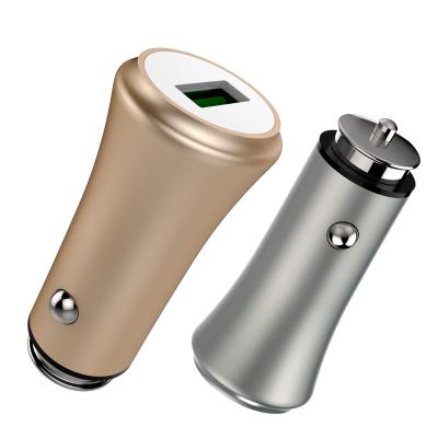 3.6A 18W FAST USB CAR CHARGER with Monitoring Aluminum Alloy Multi colors for OPPO and smart phones