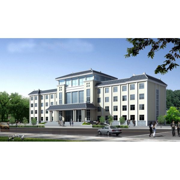 Sustainable Low Carbon Steel Frame Office Building Prefabricated ODM