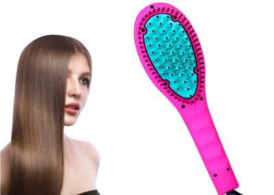 Anti escalde o pente elétrico da escova do Straightener do cabelo com calefator do MCH