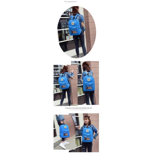 A variety of color Canvas Backpack Students Backpack