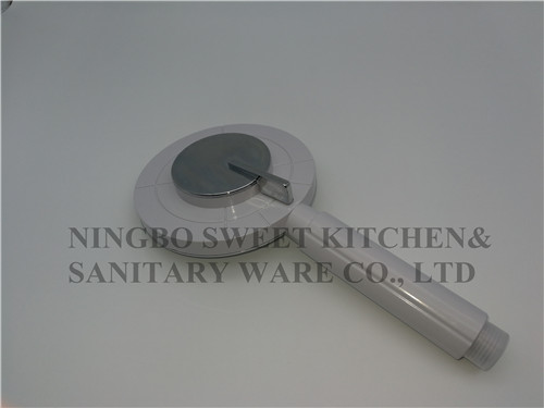 chrome plating shower head hand shower set round overhead shower rain shower ABS bathroom shower