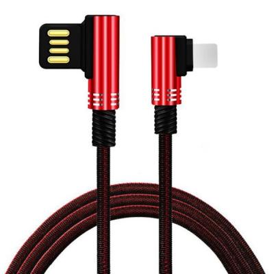 Tipo micro 2.4A USB 2,0 cabo de carregamento trançado 1m de C
