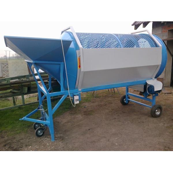 Mobile Type Soil Compost Trommel Screener Sifter and for Organic Fertilizer Screening