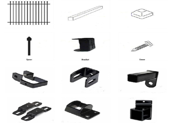 Steel Galvanized Modular Palisade Fence Panel High Security Perimeter Solution