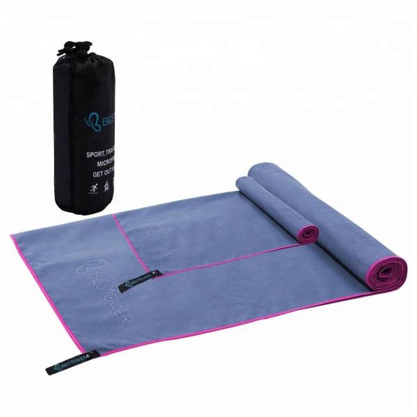 Personnaliser le logo Sports Microfibre Salle de sport serviette en microfibre serviette sportive légère sèche