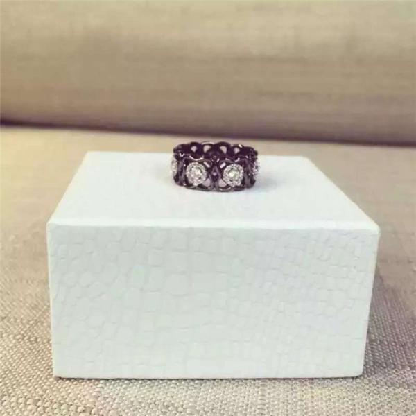 China Jewelry Factory  VVS Diamond Ring 18K White Gold Engagement Ring