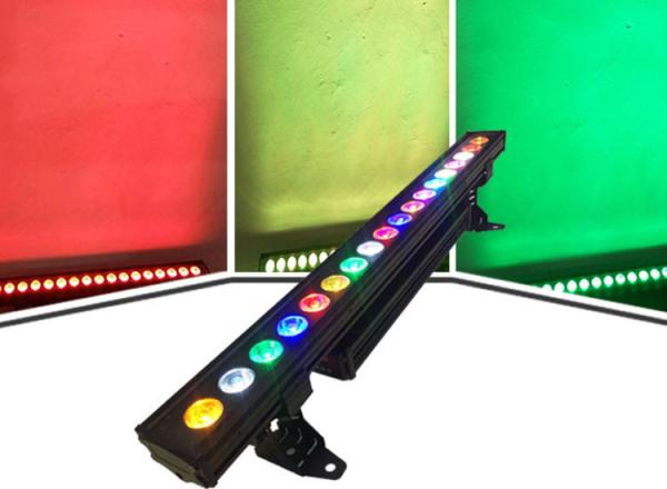 LED18pcs Outdoor Wall Washer Waterproof DMX512 equipment sound-controlled dance table lamp