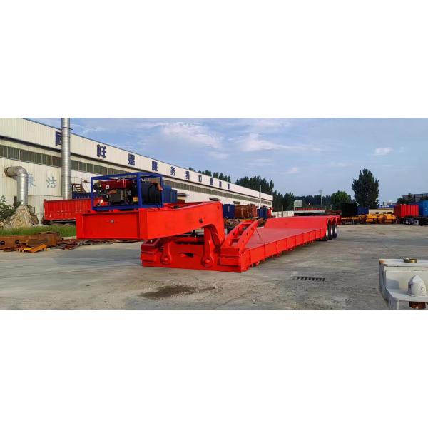 Dependable 3 Axles 40ton Flat Trailer for Trouble-Free Operation in Challenging Environments