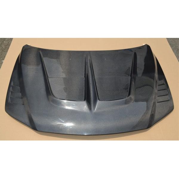 2003-2018 Mazda M6 Shark Edition Pure Carbon Fiber Hood Open Luxury Carbon Black