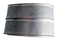 Centrífuga de aço inoxidável Johnson Wedge Wire Screen Resin Trap Strainer para separação
