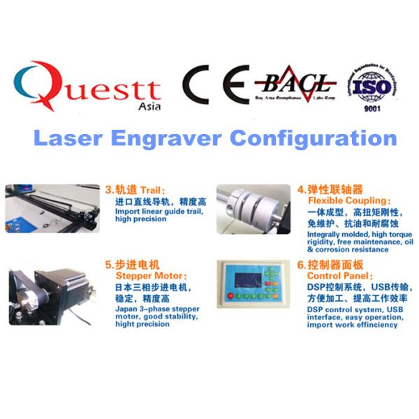 Гравировальный станок 1000Mm/S лазера СО2 водяного охлаждения для акрилового/древесины/пластмассы