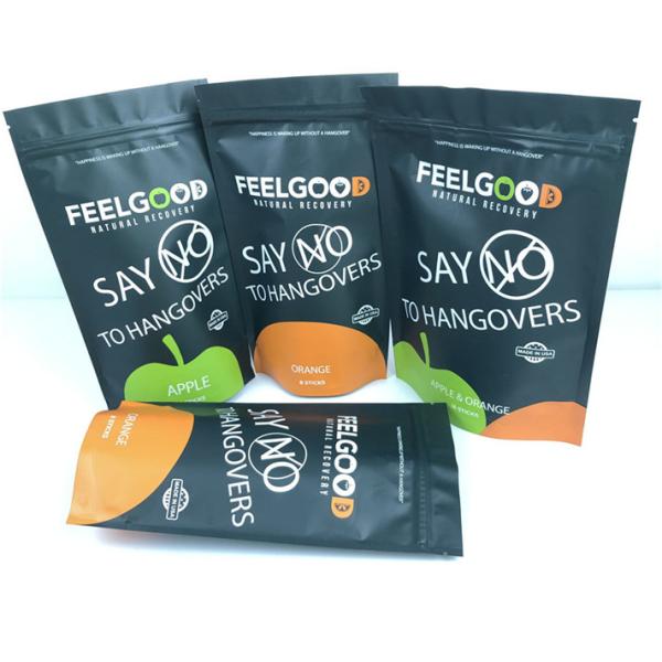 Logotipo personalizado Impresso Stand Up Zipper Pouch Proof Odor Proof Waterproof Plastic Packaging Bags