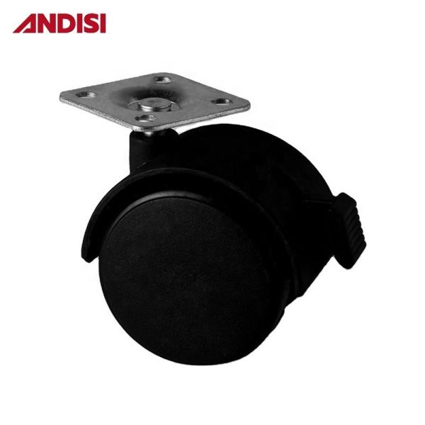 Modern Design Plastic Office Furniture Chair Caster Wheels Load Capacity 20/30/40kg