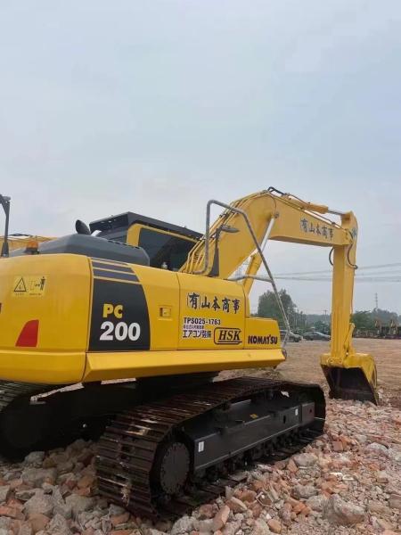 Komatsu PC200-8 PC200-7 Excavator with Cummins Engine 110KW Used Crawler Excavator