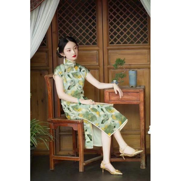 Silk Elastic Twill crepe DE chine 19MM Antiflaming Anti-Wrinkle Scarf Digital printed Design for fashion luxury Dress
