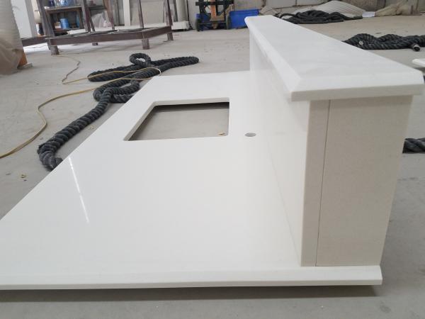 Bancadas de pedra contínuas residenciais barra lustrada Worktop do suporte da noite do ADA
