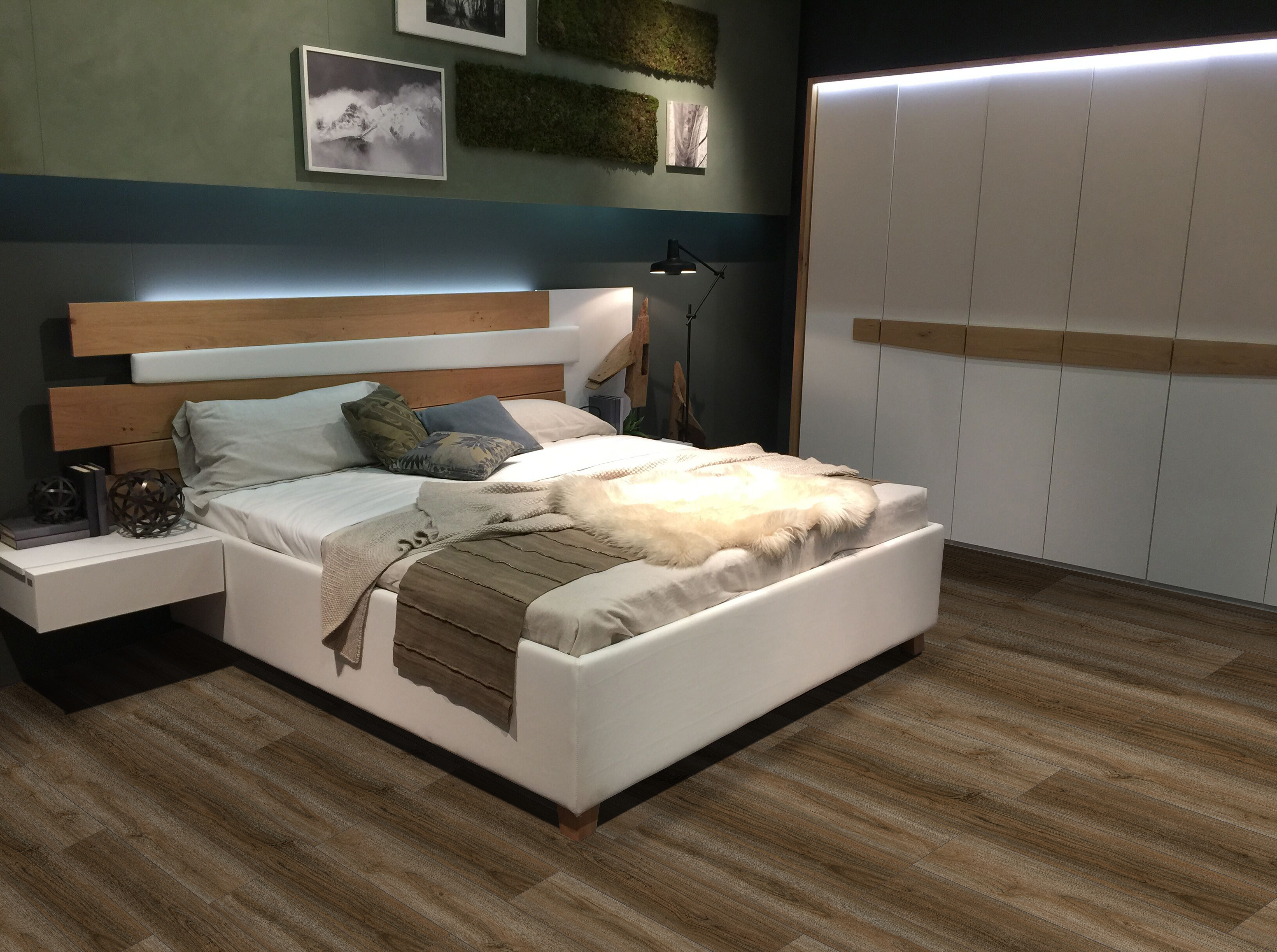 камень пластиковое составное GKBM DP-W82216 SPC камфоры 4mm деревянный справляясь влагонепроницаемый огнеупорный