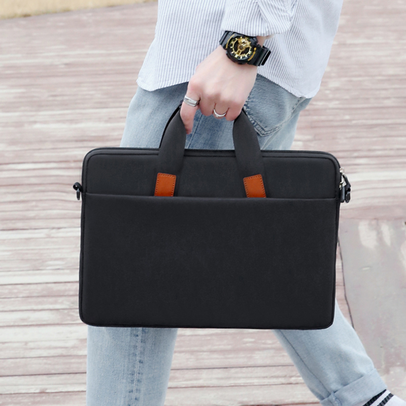 For Laudtec Stylish 15.6 Inch Laptop Bag Shock-Absorbing Computer Protective Removable Strap Multi-Size Compatible Dnb148 Wholesale OEM/ODM/Private Label