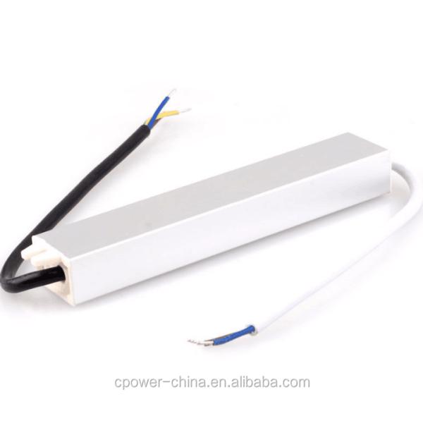 20W LED Power Supply Driver Transformer Adapter for LED Strip IP67 Waterproof 12V 24V
