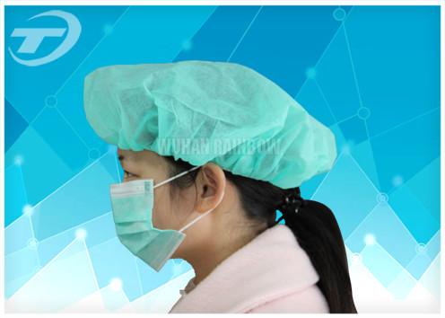 Medical Disposable  PP non-woven bouffant round cap 21 /24