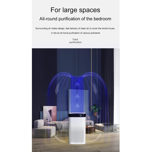 УЛЬТРАФИОЛЕТОВЫЕ фильтры спальни стола батареи Hepa H13 10000mAH очистителя воздуха домочадца