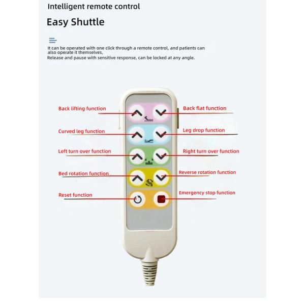 Hospitales comunitarios de cuidados en el hogar Función de gama alta de camas de ancianos rotativas de madera