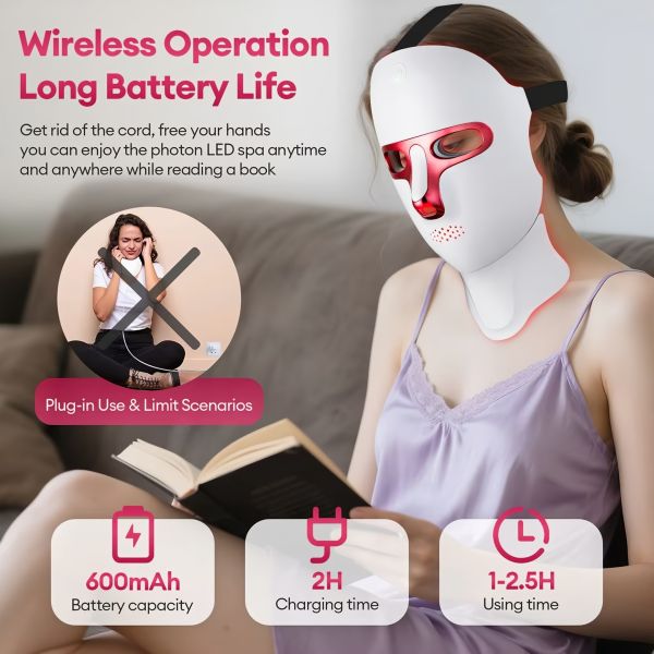 7 Color LED PDT Light Therapy Machine , ABS Photon Light Therapy Machine