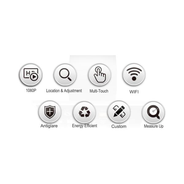 Tabela da superfície do toque da propaganda multi, quiosque completo do totem da mesa do tela táctil de HD