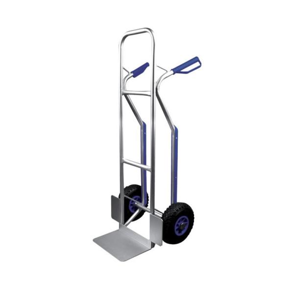 stair climbing  Aluminium industrial  Hand Truck ，Hand TrolleyWith Plastic Handle Buffer 150 Kg Loading Capacity