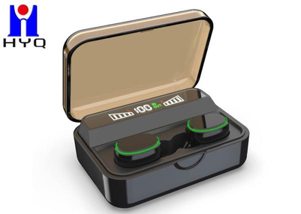 Flip In Ear Bluetooth Earphone Power Bank 20Hz 3.7V Black White color