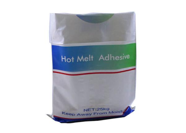 Heavy Duty White Flour Powder Packaging Bags Flour Packet 50KG Wear Resistant