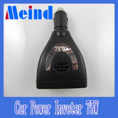 inversor de corriente 12V DC del coche de 75W USB a la CA