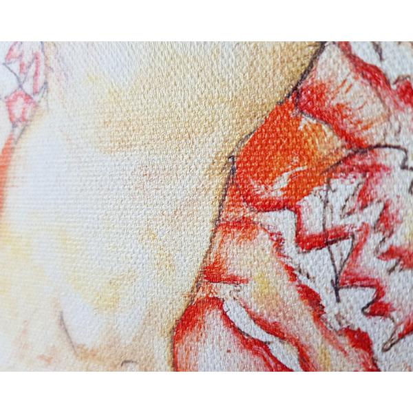 Eco-solvent printable 100% Cotton Canvas 380g White/yellow Blank Canvas for Art Painting