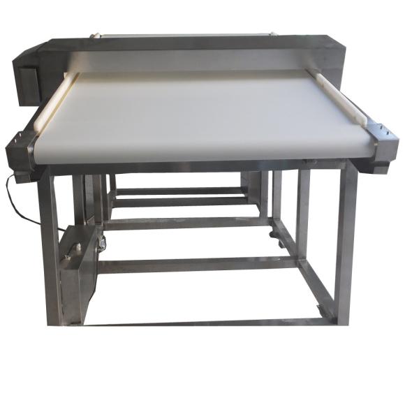 Detector de metais personalizado da correia transportadora do declive para a indústria alimentar que processa a classificação dos produtos