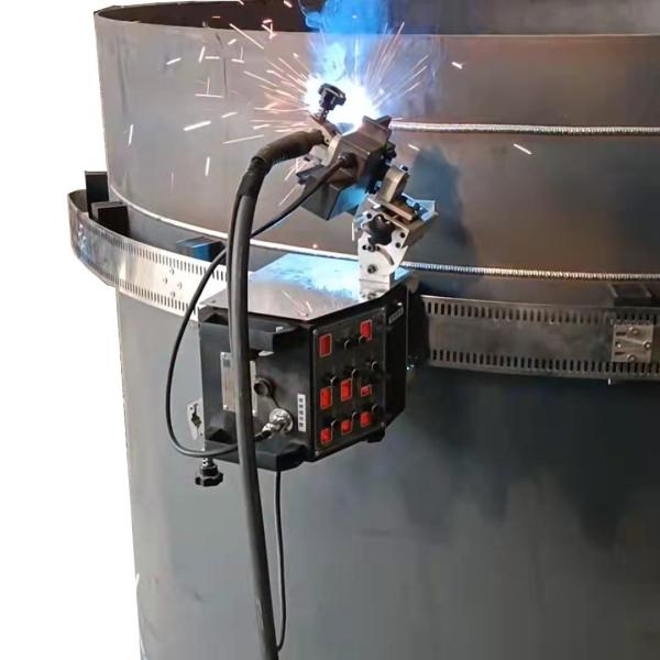 Construction Works Simple and Portable Tank Vertical Welding Machine with Welding Track 220V