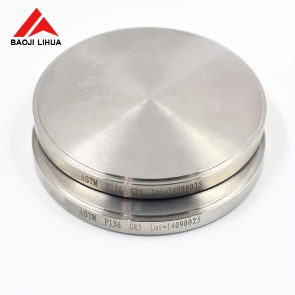 O disco de trituração ASTM B338 do titânio de Pvd forjou a precisão alta recozida de Gr1 Gr2 Gr5