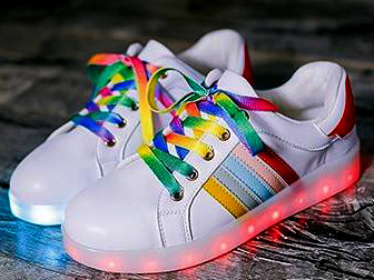 2018 Best Christmas Gift USB Light Shoes
