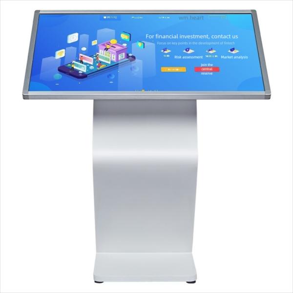 55 4K UHD Indoor Digital Signage With Capacitive Touch Screen Low Power Scratch Resistant