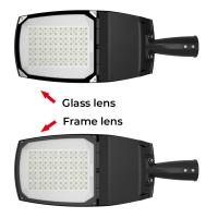 optique en verre menée extérieure de cadre de réverbères de 50w 100w pour toute la route