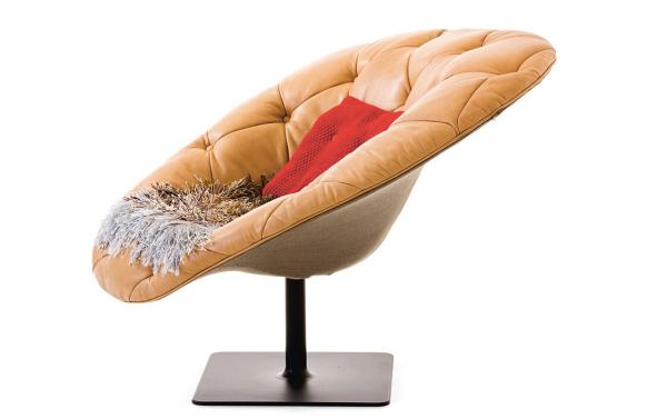 bohemian low armchair by Patricia Urquiola
