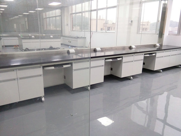 Physicochemical деревянная мебель лаборатории, таблица острова научной лаборатории доски 12.7mm