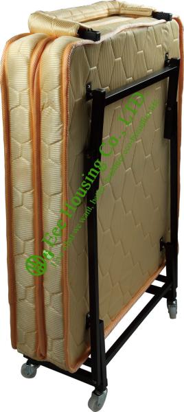 Hotel Extra Folding Bed,10cm sponge Rollaway Beds for guest room roll away