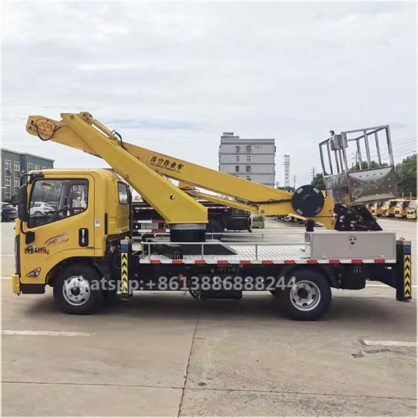 JMC Single Row Wide Body Cab Telescopic Arm High-altitude Work  Truck  Hoisting Work Lorry