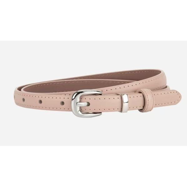 Canvas Woven Belt, Leather Trim Belt, Silver Buckle, Stretch Belt, Two-Tone Casual Belt, Versatile Belt for Jeans