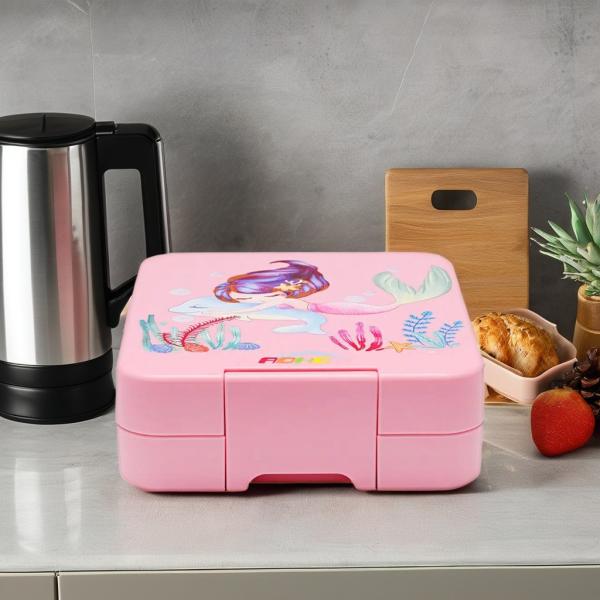 Insulated Stainless Steel Lunch Box Rectangular Shape for Easy Storage and Transport