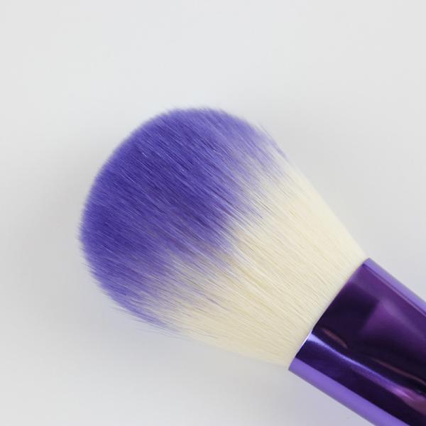 Premium Makeup Brushes Classic Purple High Flexibility Bristles Powder Eye Brushes