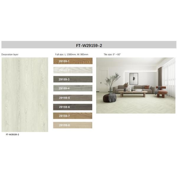 7x48'' 5mm Herringbone SPC Shock Resistant Ultra Slim GKBM FT-W29159-2