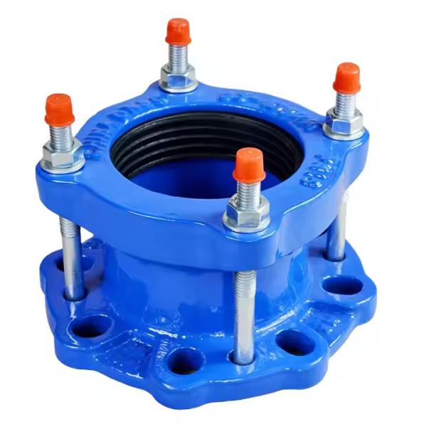 DIN PN16 Ductile Iron Wide Range Flange Adapter Coupling For Pvc Pipe Flexible Joints Universal