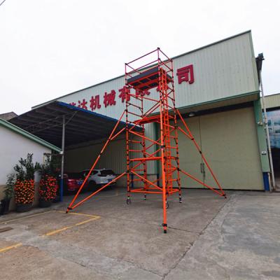 Leader GRP Fiberglass Narrow Mobile Scaffold Tower Fire Proof Anti Oxidation